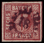 Timbre Royaume de Bavire (1849-1920) Y&T N5