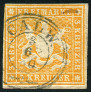 Timbre Royaume de Wurtemberg (1851-1924) Y&T N12