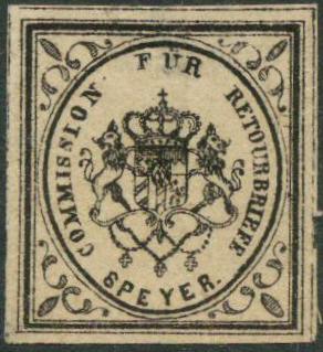 Timbre Royaume de Bavire (1849-1920) Y&T NRET6
