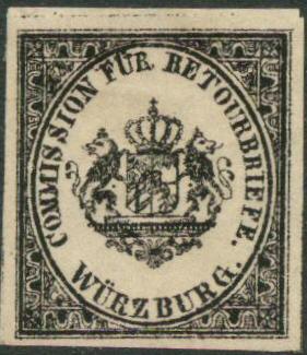 Timbre Royaume de Bavire (1849-1920) Y&T NRET7