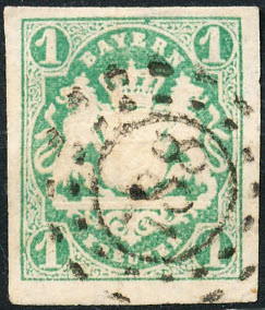 Timbre Royaume de Bavire (1849-1920) Y&T N15
