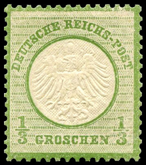 Timbre Empire allemand (1872-1945) Y&T N2