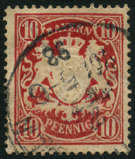 Timbre Royaume de Bavire (1849-1920) Y&T N41