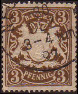Timbre Royaume de Bavire (1849-1920) Y&T N60