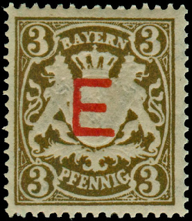 Timbre Royaume de Bavire (1849-1920) Y&T NSE1