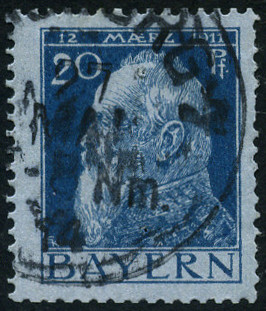 Timbre Royaume de Bavire (1849-1920) Y&T N79