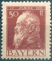 Timbre Royaume de Bavire (1849-1920) Y&T N83