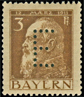 Timbre Royaume de Bavire (1849-1920) Y&T NSE6