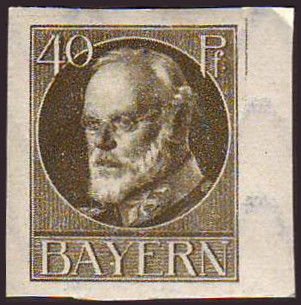 Timbre Royaume de Bavire (1849-1920) Y&T N100B