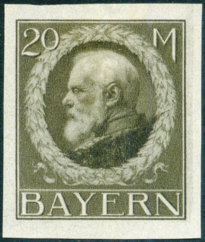 Timbre Royaume de Bavire (1849-1920) Y&T N109B