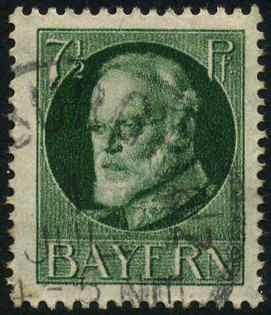 Timbre Royaume de Bavire (1849-1920) Y&T N112A