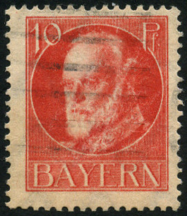 Timbre Royaume de Bavire (1849-1920) Y&T N113A