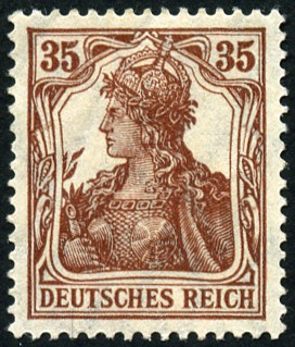 Timbre Empire allemand (1872-1945) Y&T N102