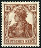 Timbre Empire allemand (1872-1945) Y&T N102