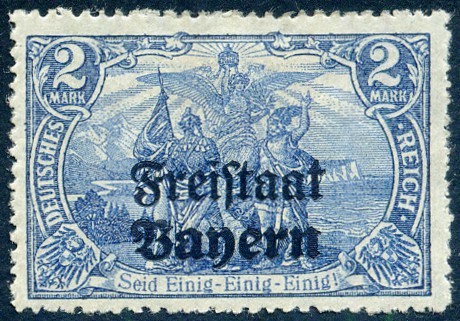 Timbre Royaume de Bavire (1849-1920) Y&T N149