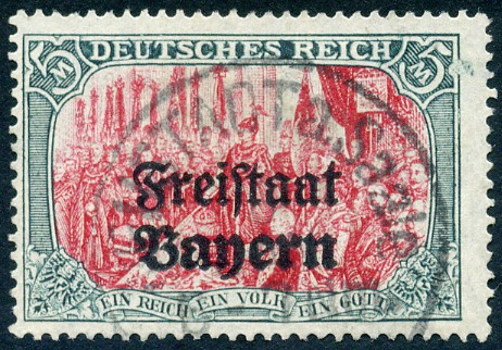 Timbre Royaume de Bavire (1849-1920) Y&T N151
