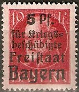 Timbre Royaume de Bavire (1849-1920) Y&T N171A