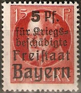 Timbre Royaume de Bavire (1849-1920) Y&T N172A