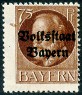 Timbre Royaume de Bavire (1849-1920) Y&T N128A