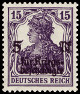 Timbre Empire allemand (1872-1945) Y&T N105