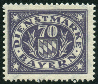 Timbre Royaume de Bavire (1849-1920) Y&T NSE51