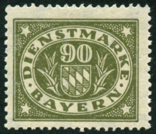 Timbre Royaume de Bavire (1849-1920) Y&T NSE54