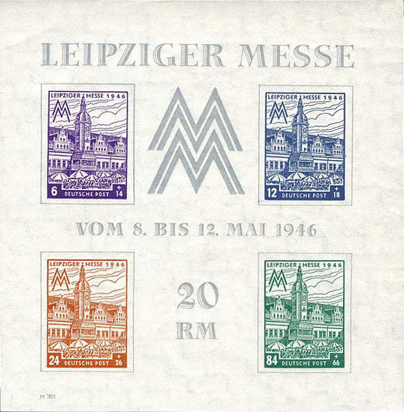 Timbre Saxe Occidentale (1945-1946) Y&T NBF1