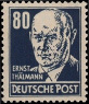 Timbre Allemagne orientale/R.D.A. (1950-1990) Y&T N104