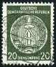Timbre Allemagne orientale/R.D.A. (1950-1990) Y&T NSE22