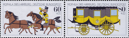 Timbre Allemagne fdrale (1949  nos jours) Y&T N1087-88