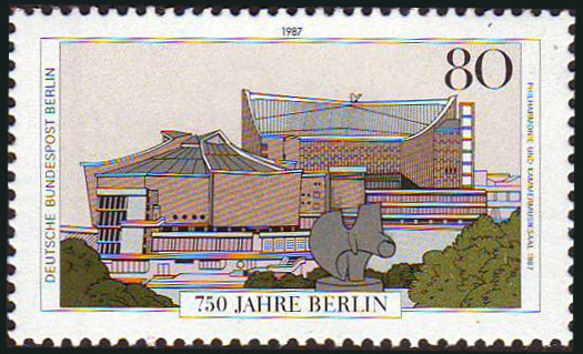 Timbre Berlin, secteur occidental (1948-1990) Y&T N737