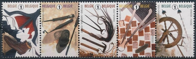 Timbre Belgique Y&T N4060-4064