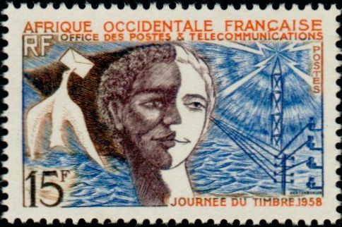 Timbre Afrique Occidentale Franaise Y&T N66