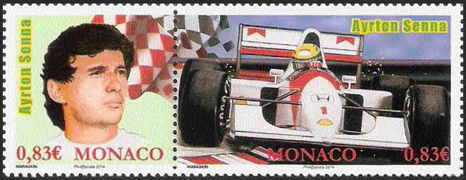 Timbre Monaco Y&T N2917-18