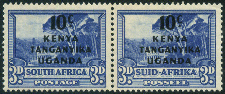 Timbre Kenya-Ouganda-Tanganyika / Est Africain Y&T N64-68