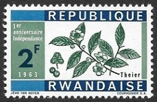 Timbre Rwanda Y&T N°29