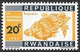 Timbre Rwanda Y&T N25