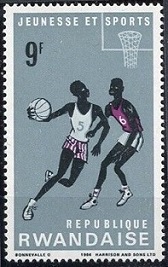 Timbre Rwanda Y&T N°165 Timbre Rwanda Y&T N°165