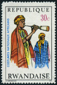 Timbre Rwanda Y&T N347