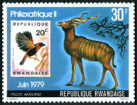 Timbre Rwanda Y&T N�PA13