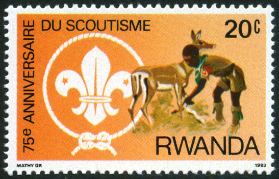 Timbre Rwanda Y&T N1081