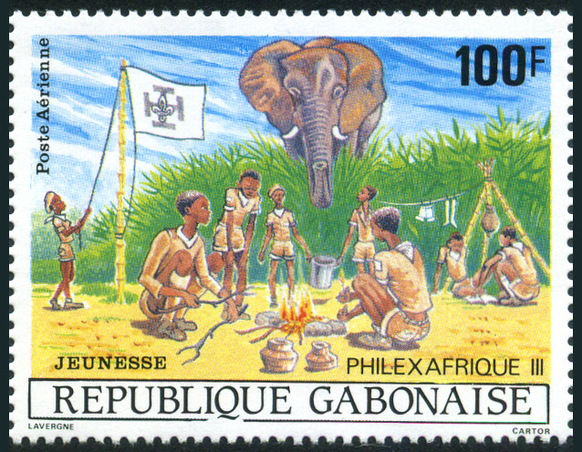 Timbre Gabon Y&T NPA270