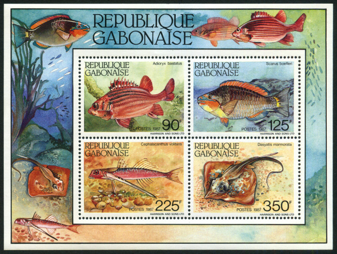 Timbre Gabon Y&T N�BF53