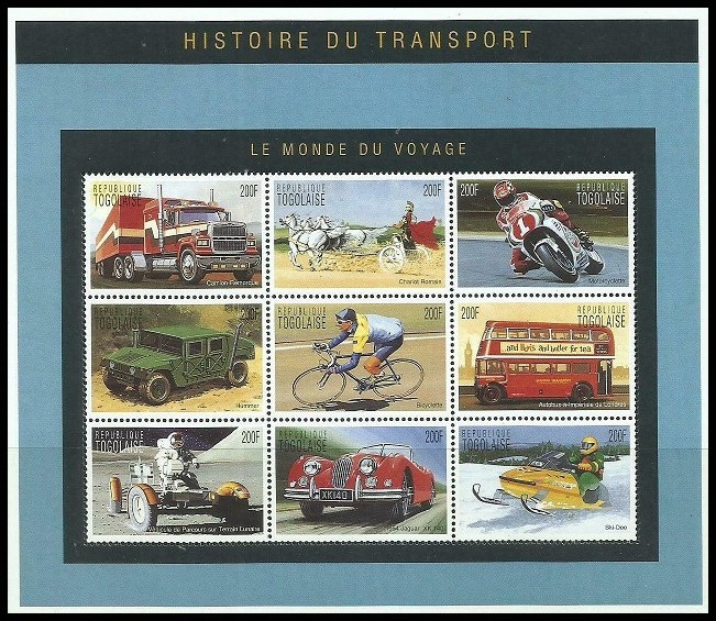 Timbre Togo Y&T N1481-1489