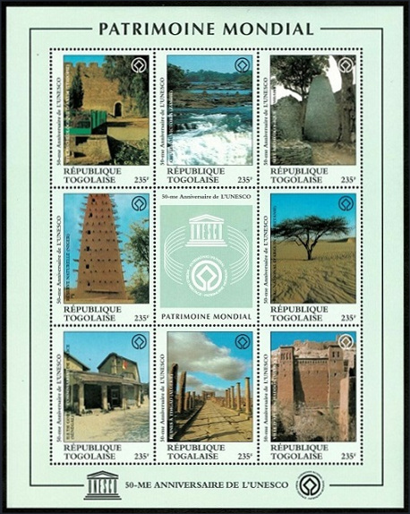 Timbre Togo Y&T N°1548-1555