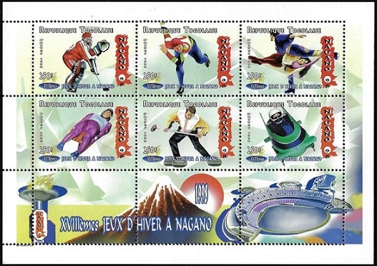 Timbre Togo Y&T N�1647A-1647F