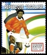 Timbre Togo Y&T N°1647AJ Timbre Togo Y&T N°1647AJ