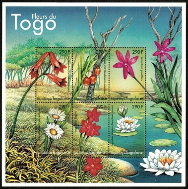 Timbre Togo Y&T N°1768-1773 Timbre Togo Y&T N°1768-1773