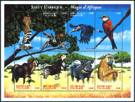 Timbre Togo Y&T N1756-63