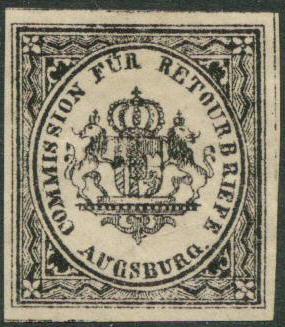 Timbre Royaume de Bavière (1849-1920) Y&T N°RET2